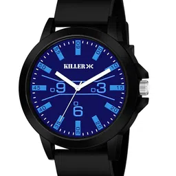 Killer Men Brass Printed Dial & Straps Analogue Watch KL-9608-BLUE-image-59