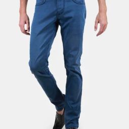 Duke Blue Slim Fit Stretchable Jeans-image-104
