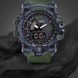 CARLINGTON Endurance 3366 Analog-Digital Watch for Men-image-68