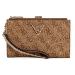 Guess Latte Logo Printed Laurel Wallet-1
