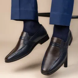 Alberto Torresi Men's Office Edition 800 Blue Formal Loafers-picture-20