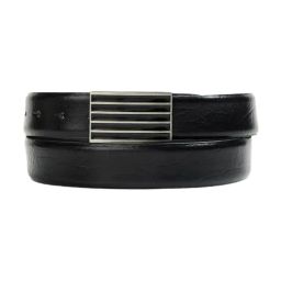 Code by Lifestyle Black Leather Formal Belt for Men-image-16
