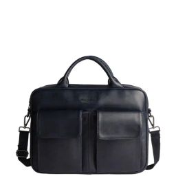 Gauge Machine Navy PU Medium Laptop Messenger Bag-image-39