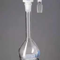 Glassco 500 ml Volumetric Flask Clear Glass, Class B, Calibrated at 27°C 128.576.09-29