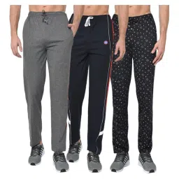 Vimal Jonney Multicolor Cotton Trackpants - Pack of 3-picture-14
