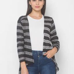 Globus Black Striped Shrug-image-85