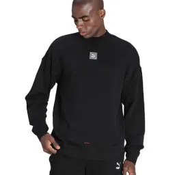 Puma Black Relaxed Fit Sweatshirt-picture-45