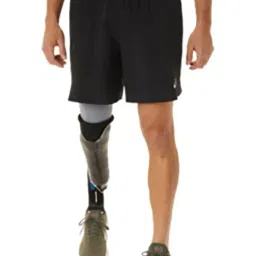 Asics Black Regular Fit Shorts-image-38