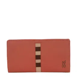 Baggit Red Solid Bi-Fold Wallet for Women-44