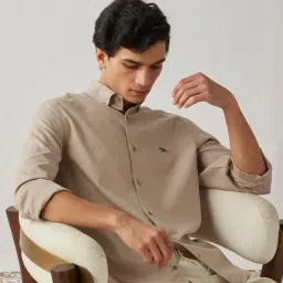 ANDAMEN Beige Regular Fit Shirt-picture-29