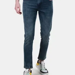 Duke Medium Blue Slim Fit Stretchable Jeans-picture-3