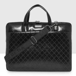 Esbeda Black PU Medium Laptop Messenger Bag-picture-24