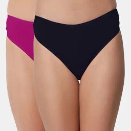 Bleeding Heart Black & Purple Thongs - Pack Of 2-picture-43
