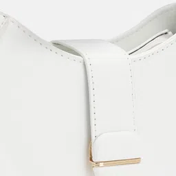 French Connection Structured Shoulder Bag with Detachable Sling Strap image 4