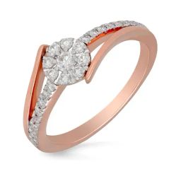 Malabar Gold and Diamonds 18k Rose Gold Diamond Ring-image-94