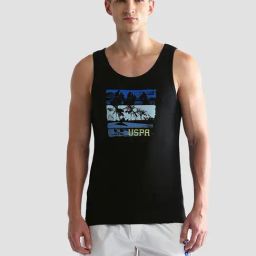U.S. Polo Assn. Black Regular Fit Vest-image-94