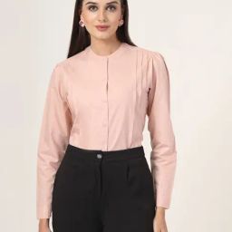 Style Quotient Women Nude Polycotton Regular Shirt-image-88