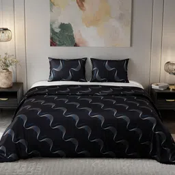 Stoa Paris Teal Geometric AC Room 150 GSM Double Bed Comforter-image-70