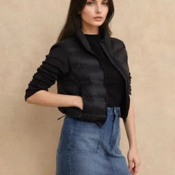 RAREISM Black Polyester Solid Long Sleeves Jacket-picture-18