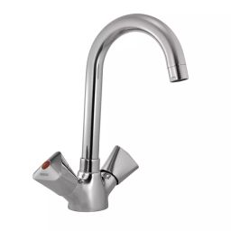 Essco by Jaquar Tropical Sink Mixer Table Mount Chrome Finish with Swinging Pipe Spout, TQT-527S-image-88