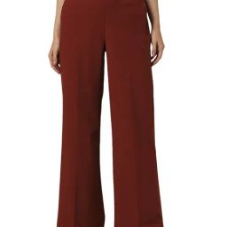 Allen Solly Maroon Solid Formal Trousers-image-99