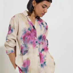 Wardrobe by Westside Multicolour Smudge Printed Shirt-image-96