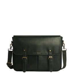 Gauge Machine Olive PU Medium Laptop Messenger Bag-image-57