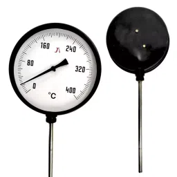 Japsin Instrumentation Bimetal Dial Thermometer Temperature Gauge 0 to 400°C Range 150 mm (6 inch) Dial Size, JIPL-BMT-150MM-B1-4