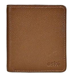 Eske Tan Solid Free Size Card Holder-33