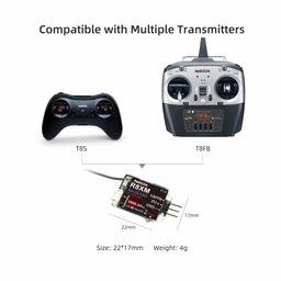 Radiolink R8XM RC Receiver R8XM 8 Channels 2.4GHz RC Receiver SBUS/PPM Voltage Telemetry Long Range Control RX for Aircraft T8S/T8FB Transmitter - RS6086Radiolink R8XM RC Receiver R8XM 8 Channels 2.4GHz RC Receiver SBUS/PPM Voltage Telemetry Long Range Control RX for Aircraft T8S/T8FB Transmitter - RS6086 image 3