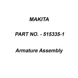 Makita 100 V Armature Assembly for 9565CR, Part No 515335-1-picture-44