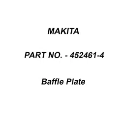 Makita Baffle Plate Suitable For MT412, Part No 452461-4-image-87