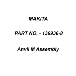 Makita Anvil M Assembly Suitable For TD002G, Part No 136936-8-picture-14