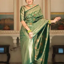STYLEELITE Zari Pure Silk Saree-image-79