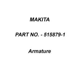 Makita 240 V Armature for MT653, Part No 515879-1-25