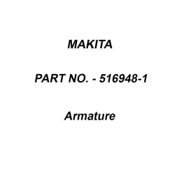 Makita 220-240 V Armature for MT900, Part No 516948-1-12