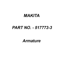 Makita 220 V Armature for HM1306, Part No 517773-3-image-69