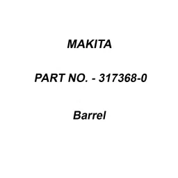 Makita Barrel Suitable For GD0801C, Part No 317368-0-picture-33