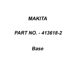 Makita Base Suitable For BO480D, Part No 413618-2-picture-14