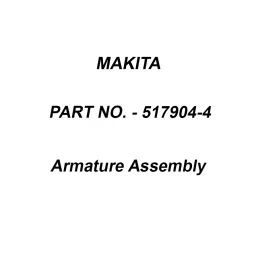 Makita 240 V Armature Assembly for UC3051A, Part No 517904-4-image-94