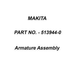 Makita 240 V Armature Assembly for M8701B, Part No 513944-0-picture-21