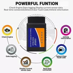 MODAXE V2.1 Scanner Type Android Operating Bluetooth Advance OBD II Diagnostic Scanner for Vehicle, Big ELM327 image 2