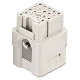 Harting Heavy Duty Connector Inserts / Modules RECTANGULAR INSERT, RCPT, 21POS, CRIMP, 09 12 021 3101-0