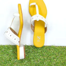 THE MADRAS TRUNK Printed Flatform Mules with Buckles-picture-8