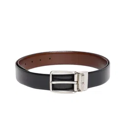 Tommy Hilfiger Men Black & Brown Solid Reversible Leather Belt-picture-14