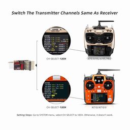 Radiolink R6DS RC Receiver R6DS 2.4GHz RC Receiver 6/10 Channels SBUS/PWM/PPM for Drone Airplane Fixed Wing AT9S/AT9S Pro/AT10/AT10II Transmitter RX - RS6089Radiolink R6DS RC Receiver R6DS 2.4GHz RC Receiver 6/10 Channels SBUS/PWM/PPM for Drone Airplane Fixed Wing AT9S/AT9S Pro/AT10/AT10II Transmitter RX - RS6089 image 4