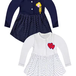 KidzzCart Polka Dot Print Fit & Flare Dress-picture-31