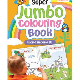 Pegasus Super Jumbo Colouring Book (World Around Us) - English-4