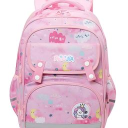 Schoolish Unicorn School Bag for Kids, Travel Backpack, Multipurpose Bag for Kids, Casual Bag for Teens, Picnic Bag for Boys & Girls- Pack of 1- Color Pink - 16 Inch-image-25