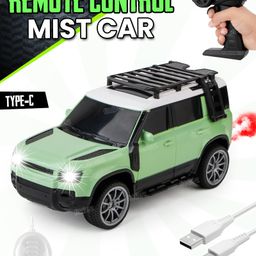 Fiddlerz Remote Control Car for Kids Blue Off-Road Vehicle with Roof Rack Durable Build Realistic Design Smooth Driving Controller Fun Gift for Boys and Girls(Green)-0